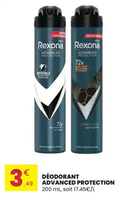 Stokomani REXONA Déodorant advanced protection offre