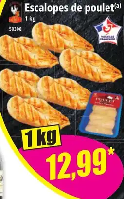 Norma Escalopes de poulet offre