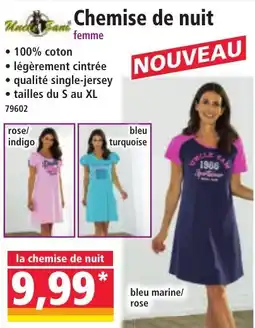 Norma Chemise de nuit offre