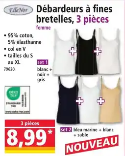 Norma ELLE NOR Débardeurs à fines bretelles offre