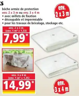 Norma Bâche armée de protection offre