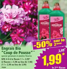 Norma Engrais Bio "Coup de Pousse"* offre