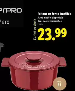 Lidl Masterpro - faitout en fonte émaillée offre
