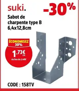 Screwfix SUKI. Sabot de charpente type b offre
