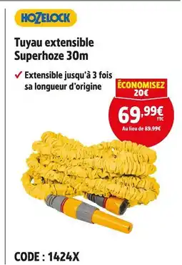 Screwfix HOZELOCK Tuyau extensible Superhoze 30m offre