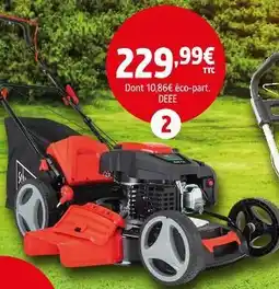 Screwfix Tondeuse thermique autotractée 53cm 224cm³ offre