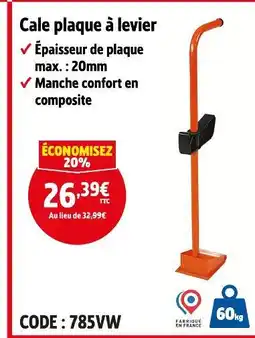 Screwfix Cale plaque à levier offre