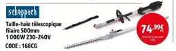 Screwfix Scheppach Taille-haie télescopique filaire 500mm offre