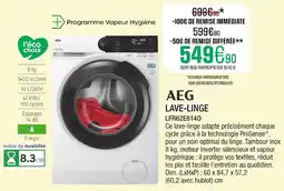 Extra AEG LAVE-LINGE offre
