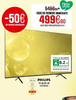 Extra PHILIPS TV QLED 4K offre