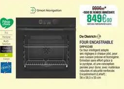 Extra DE DIETRICH FOUR ENCASTRABLE offre