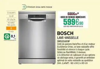 Extra BOSCH Lave-vaisselle offre