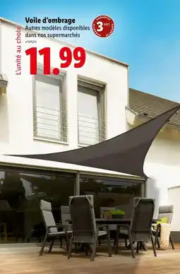 Lidl Voile d’ombrage offre