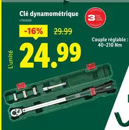 Lidl PARKSIDE Clé dynamométrique offre