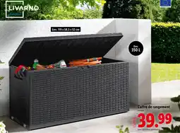 Lidl LIVARNO HOME Coffre de rangement offre