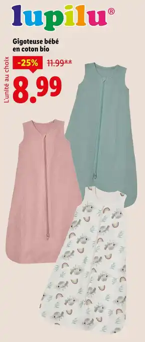 Lidl LUPILU Gigoteuse bébé offre