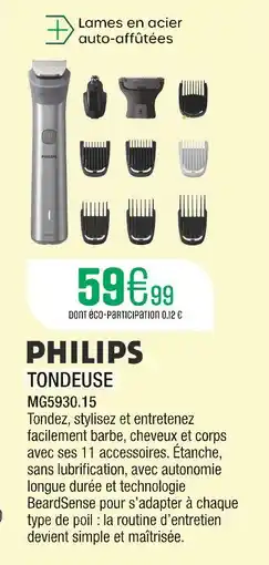 Extra PHILIPS Tondeuse offre