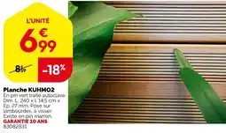 Weldom Planche KUHMO2 offre