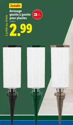 Lidl Arrosage goutte à goutte pour plantes offre