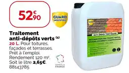 Weldom GUARD INDUSTRIE Traitement anti-dépôts verts offre