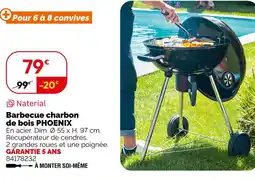 Weldom NATERIAL Barbecue charbon de bois phoenix offre