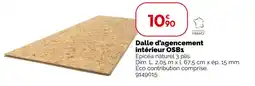 Weldom Dalle d'agencement intérieur osb1 offre