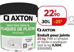 Weldom AXTON Enduit pour joints de plaques de plâtre offre