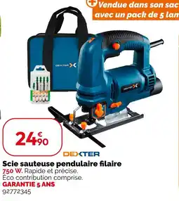 Weldom DEXTER Scie sauteuse pendulaire flaire offre