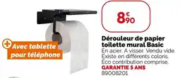 Weldom Dérouleur de papier toilette mural Basic offre