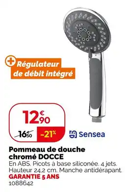 Weldom SENSEA Pommeau de douche chromé DOCCE offre