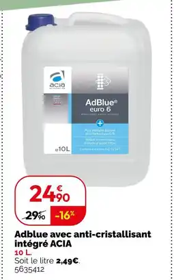 Weldom ACIA Adblue avec anti-cristallisant intégré offre