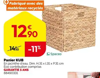 Weldom SPACEO Panier kub offre