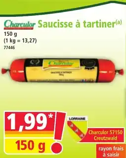 Norma CHARCULOR Saucisse à tartiner offre