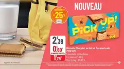 G20 Biscuits Chocolat au lait et Caramel salé PICK UP! offre