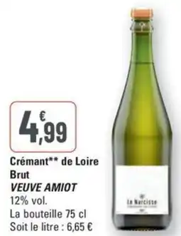 G20 Crémant de Loire Brut VEUVE AMIOT offre