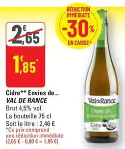 G20 Cidre Envies de... VAL DE RANCE offre