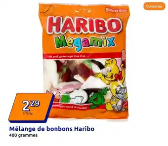 Action Mélange de bonbons Haribo offre