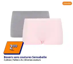 Action Boxers sans coutures Sensabelle offre