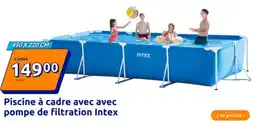Action INTEX Piscine à cadre avec avec pompe de filtration offre