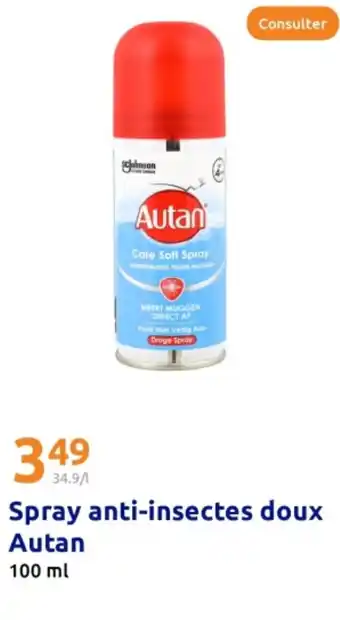 Action AUTAN Spray anti-insectes doux offre