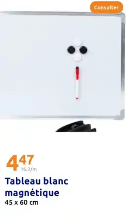 Action Tableau blanc magnétique offre