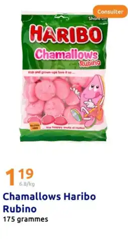 Action HARIBO Chamallows Rubino offre