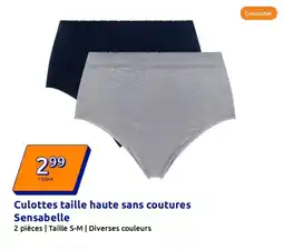 Action Culottes taille haute sans coutures Sensabelle offre