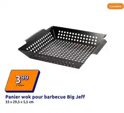 Action Panier wok pour barbecue Big Jeff offre