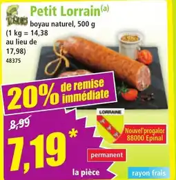 Norma Petit Lorrain offre