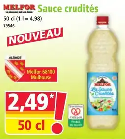 Norma MELFOR Sauce crudités offre