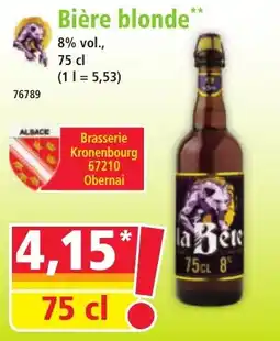 Norma Bière blonde offre