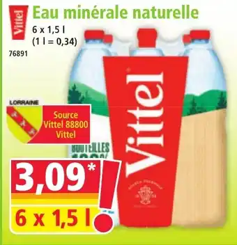 Norma VITTEL Eau minérale naturelle offre