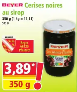 Norma BEYER Cerises noires au sirop offre
