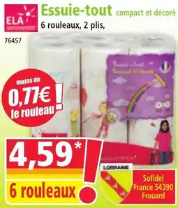 Norma Essuie-tout compact et décoré offre